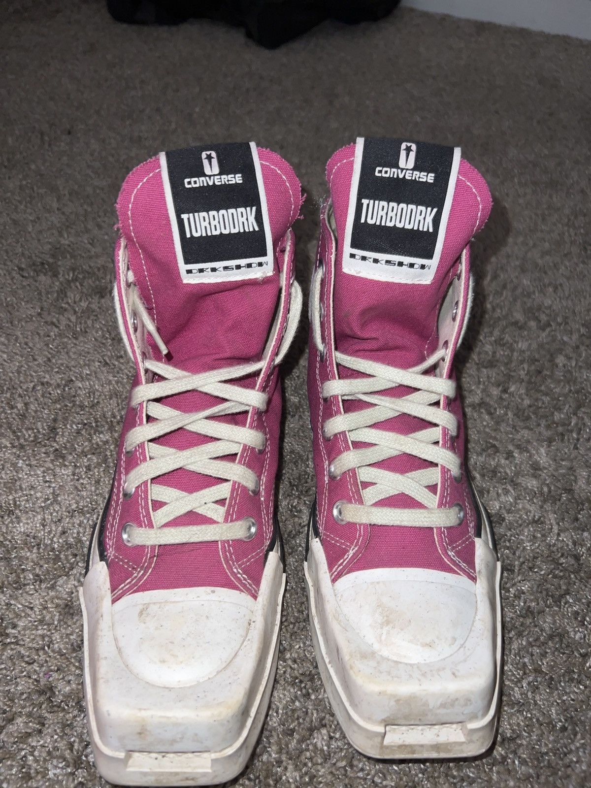 Converse × Rick Owens Drkshdw RICK OWEN X CONVERSE TURBODRK PINK Size US 5.5 / EU 38 - 1 Thumbnail
