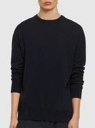 Jil Sander o1y1124 Wool Crew-Neck Jumper in Black Size US L / EU 52-54 / 3 - 3 Thumbnail