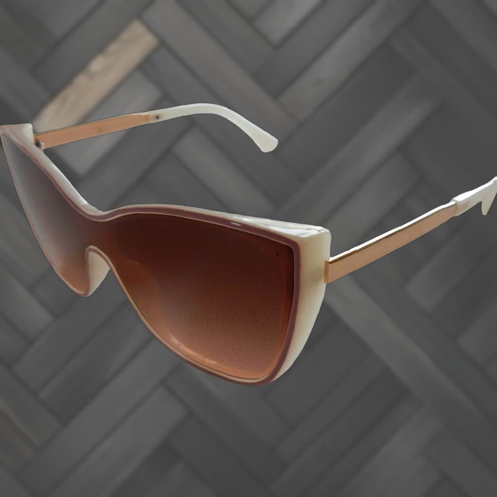 Jessica Simpson Jessica Simpson Women's Sunglasses Pink Lens White Frame Size ONE SIZE - 1 Thumbnail