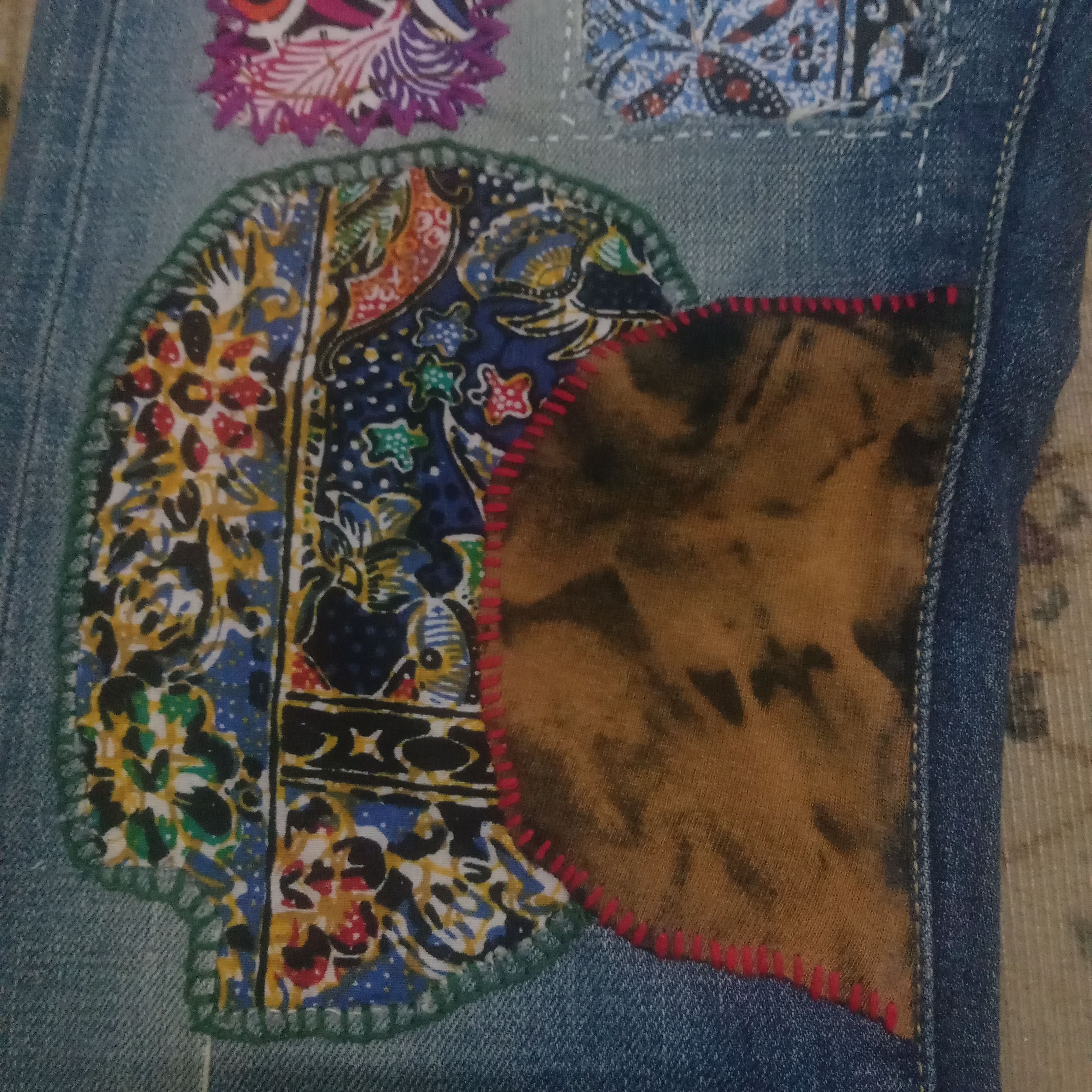 Kapital Vintage Japan Selvedge Denim Sashiko Bandana Kapital Grunge Size US 29 - 5 Thumbnail