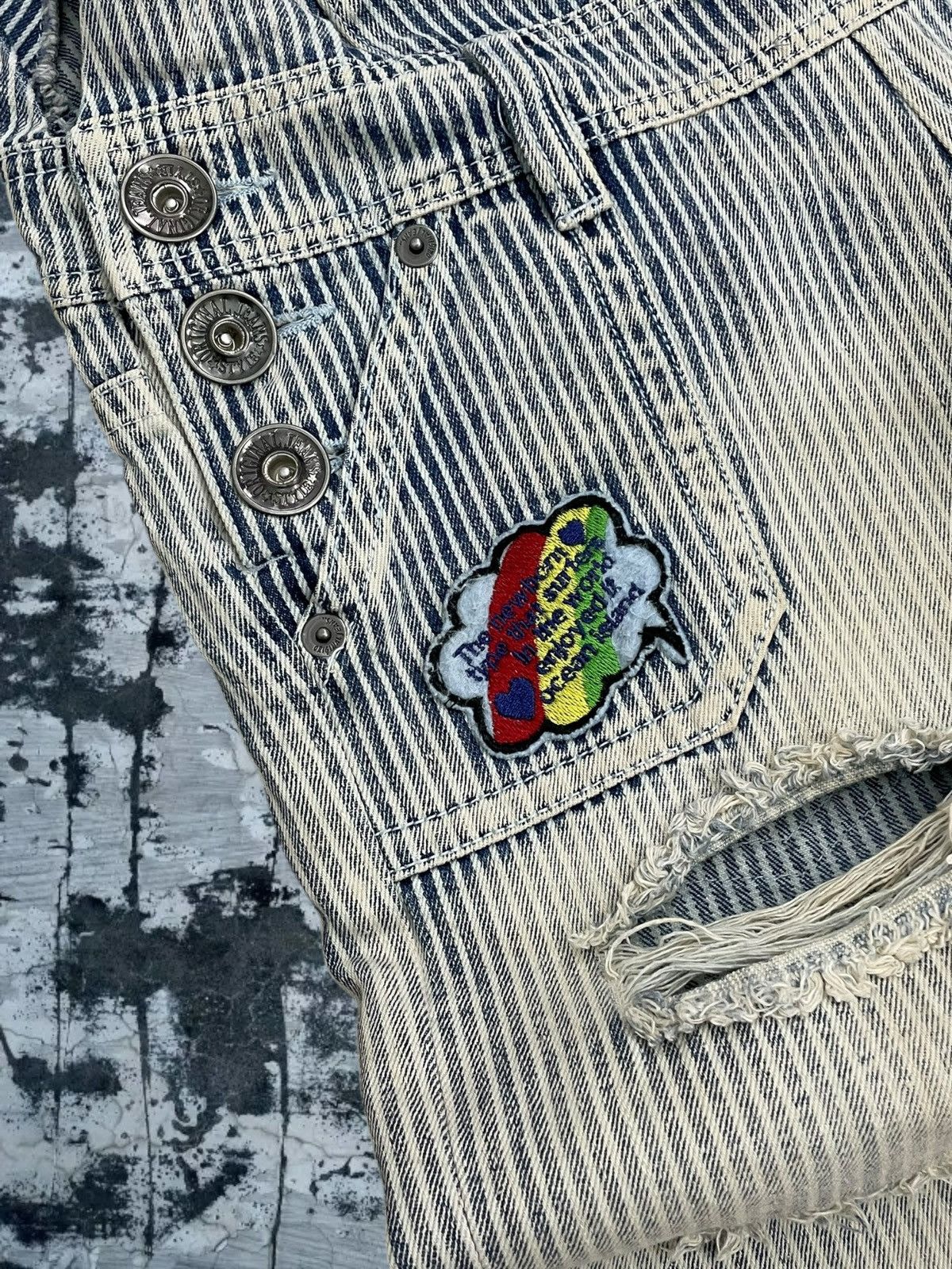 Hysteric Glamour Vintage 90s Japan Designer Blue Moon Californication Overall Size US 32 / EU 48 - 9 Thumbnail