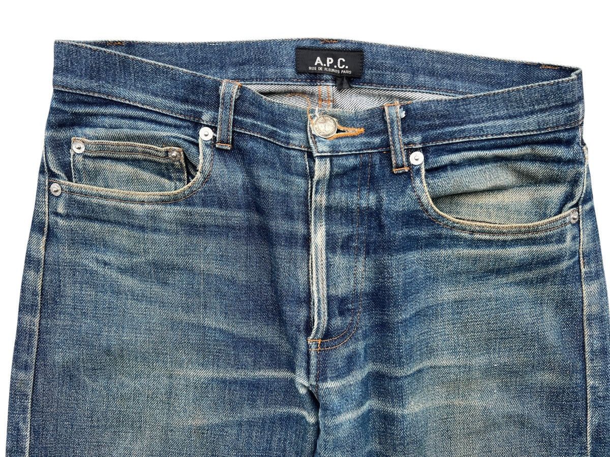 A.P.C. Vintage APC Selvedge Distressed Denim Jeans 31x33.5 Size US 31 - 7 Thumbnail