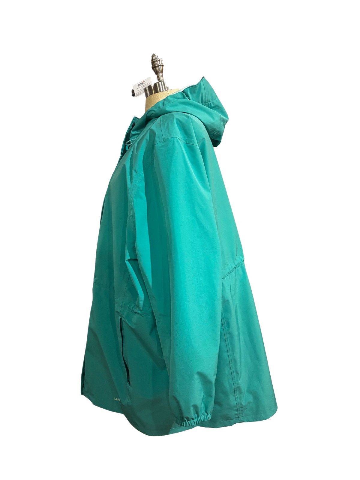 Lands' End Women’s green windbreaker Jacket.wj0611 Size 3XL / US 20-22 - 3 Thumbnail