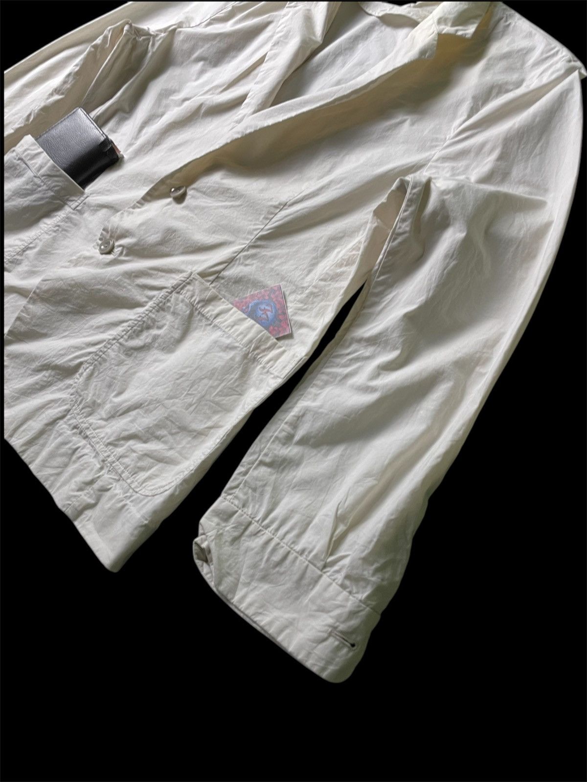 HARE × Japanese Brand HARE (Avant Garde) Lightweight Blazer : Off-White Size US M / EU 48-50 / 2 - 8 Thumbnail