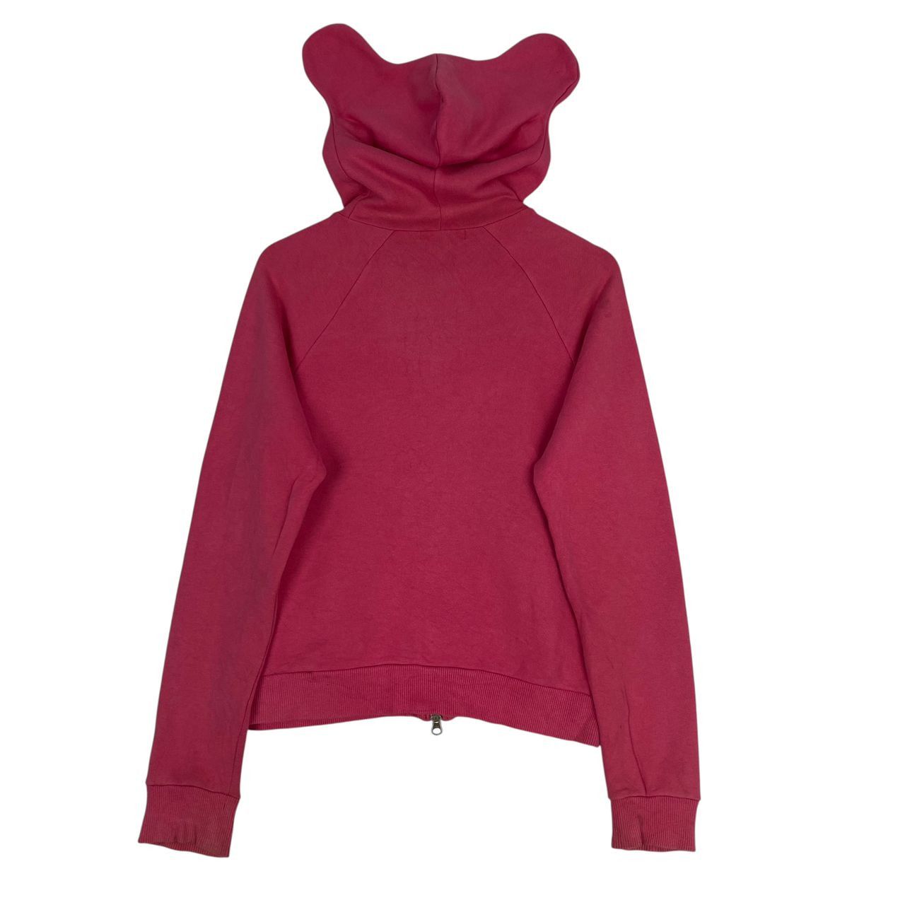 Ne-Net Vintage Né-net Bear Ears Zip Up Hoodie Pink Harajuku Style Size M / US 6-8 / IT 42-44 - 4 Thumbnail