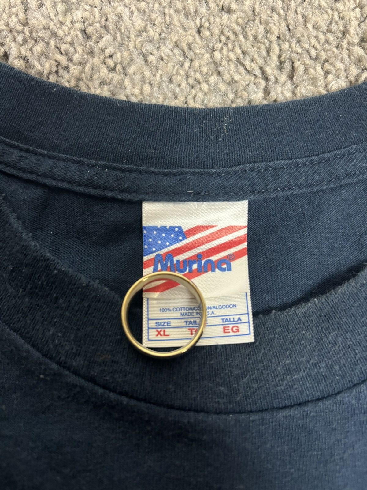 Vintage Vintage 90s usps priority mail flat rate promo tshirt Size US XL / EU 56 / 4 - 6 Thumbnail