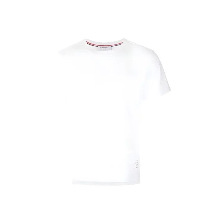 Thom Browne Thom Browne White Short Sleeve T-Shirt 0079 Size US M / EU 48-50 / 2 - 1 Thumbnail