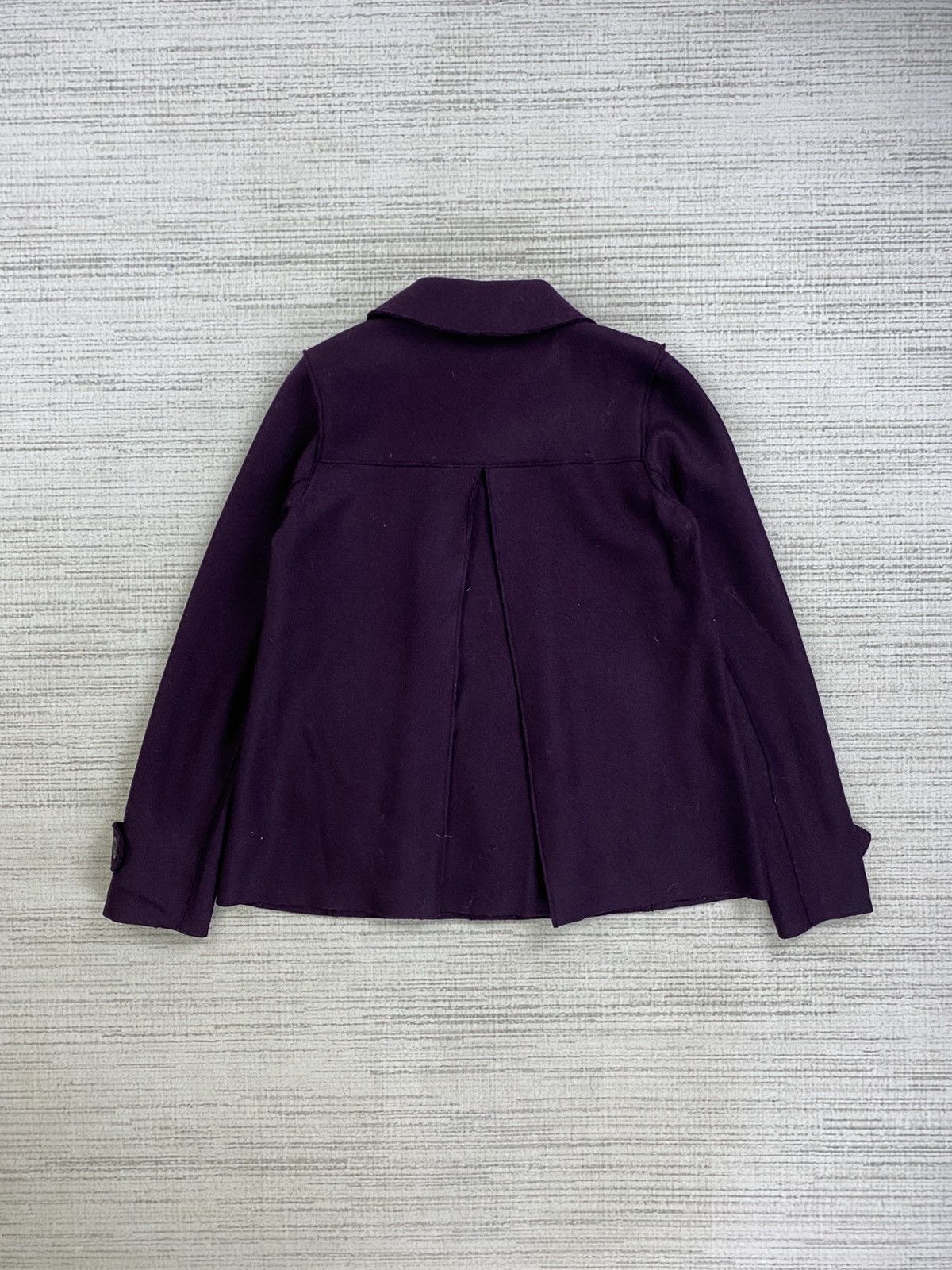 Harris Wharf London 🔥Harris Wharf London Purple Wool Coat Jacket Size S / US 4 / IT 40 - 2 Thumbnail