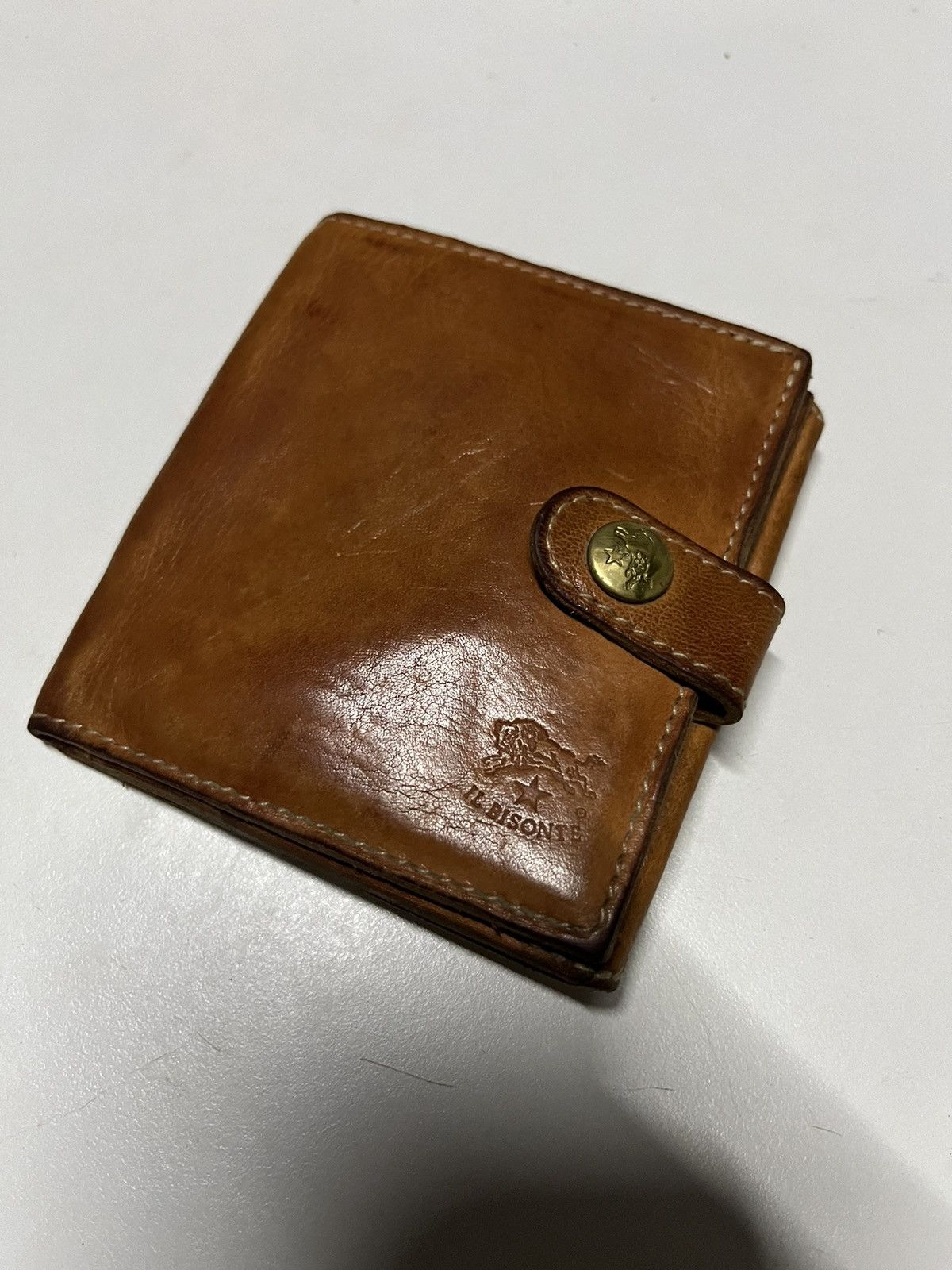 Il Bisonte × Vintage 🔥iL Bisonte Leather Wallet Extra Compartment Unisex Size ONE SIZE - 1 Thumbnail