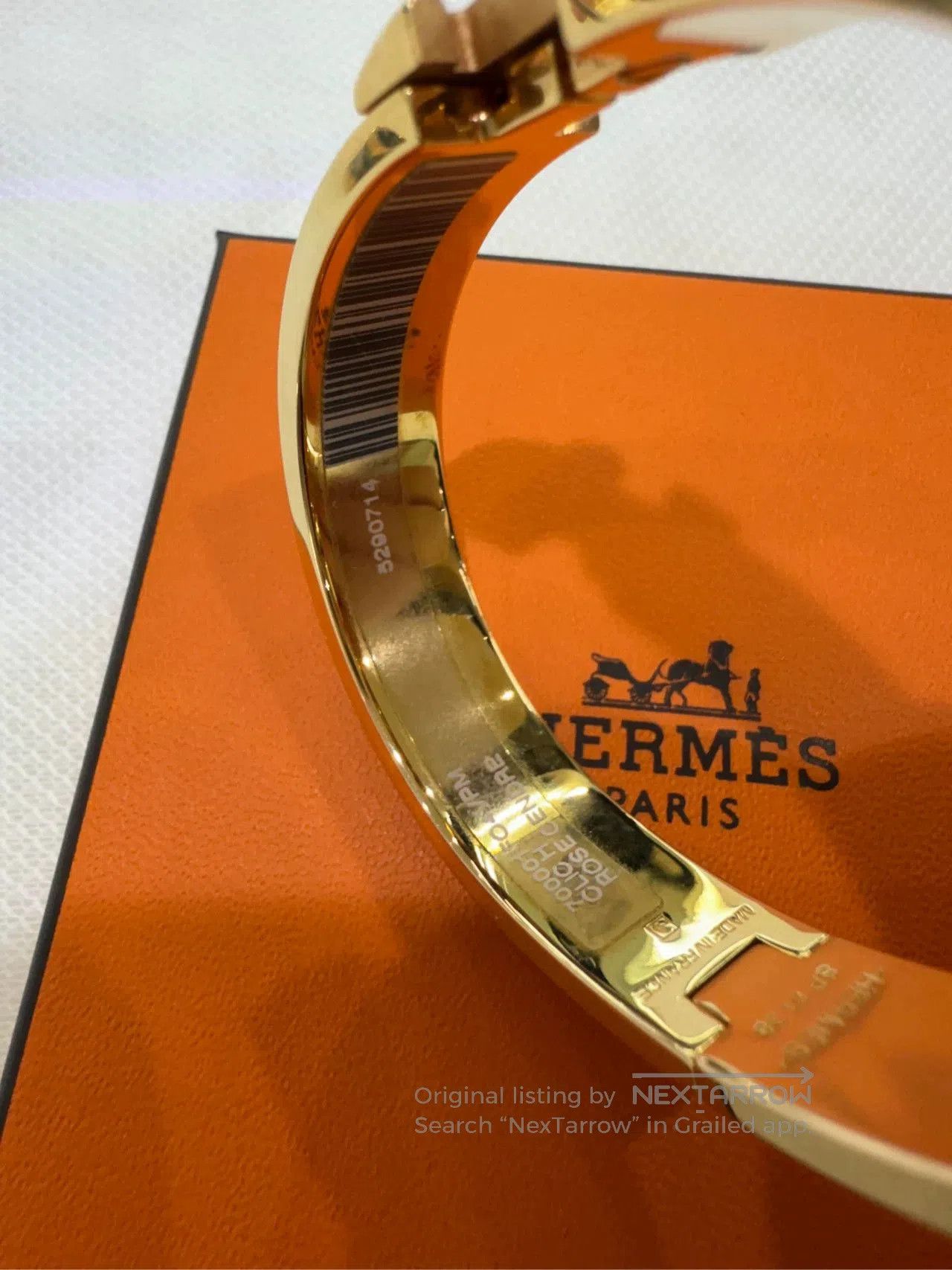 Hermes Hermes H Enamel Bracelet. Size ONE SIZE - 3 Thumbnail