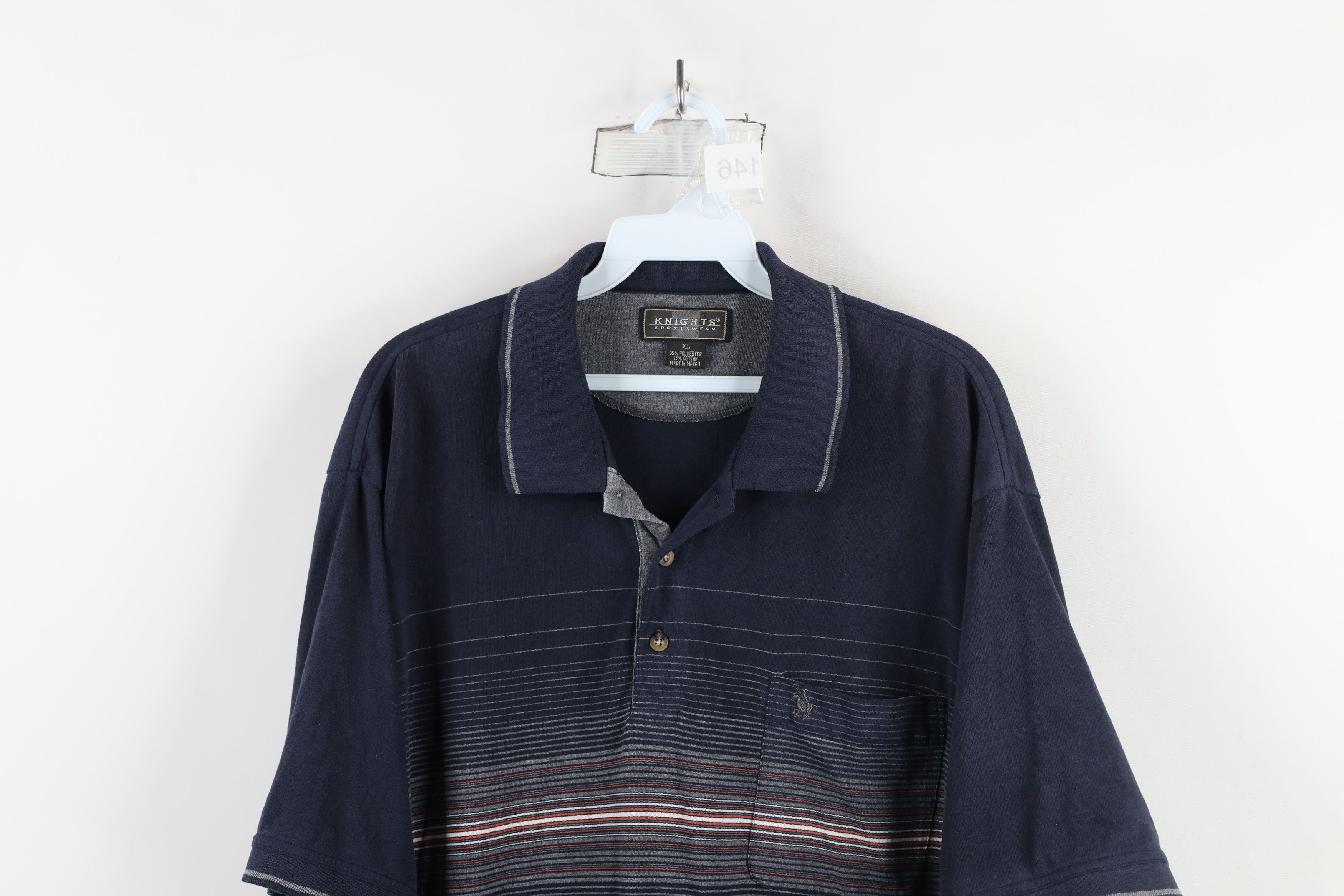 Vintage Vintage 90s Streetwear Short Sleeve Collared Polo Shirt Size US XL / EU 56 / 4 - 2 Thumbnail