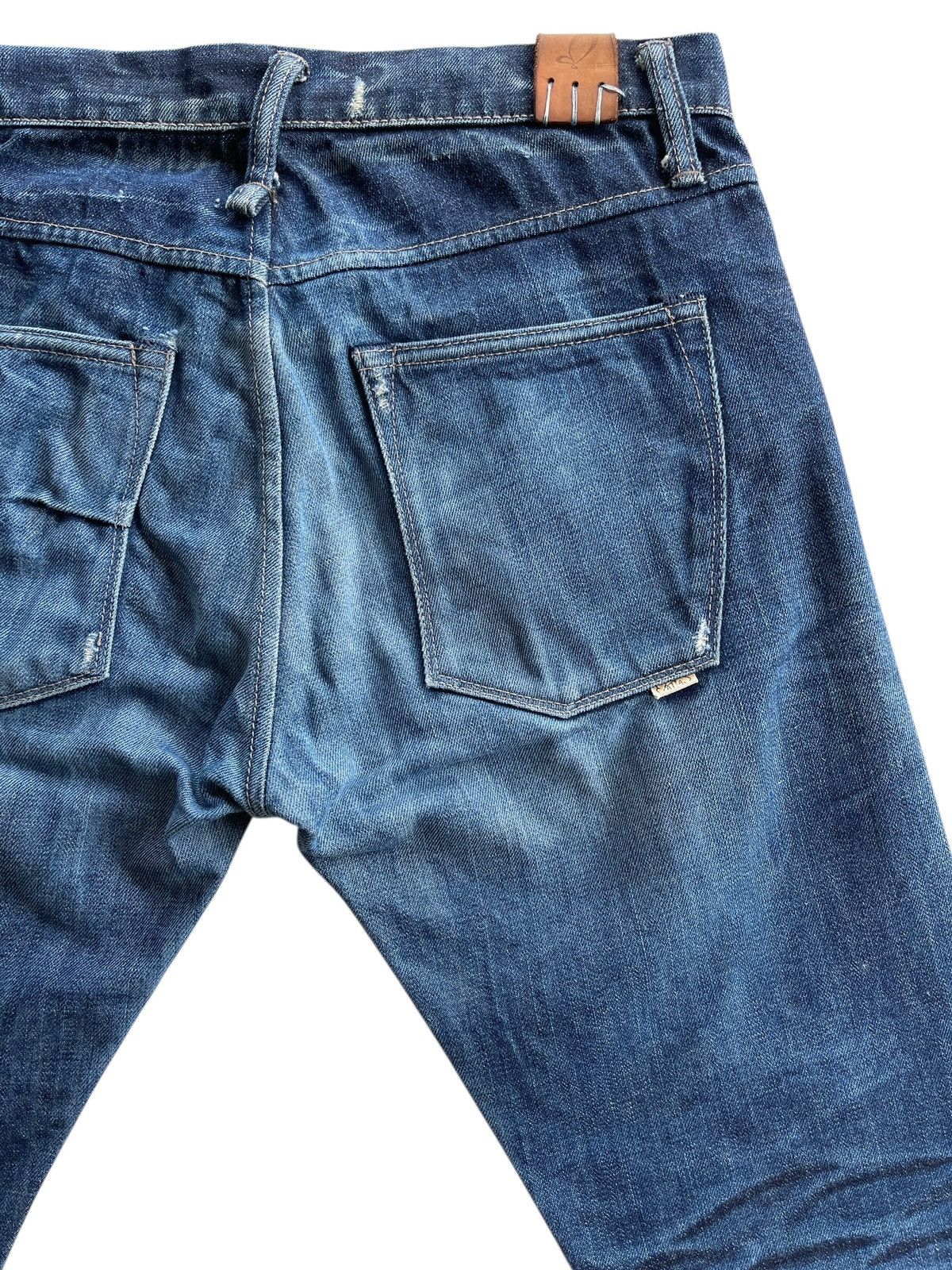MATiAS Matias Pacheco Hand Tailored Distressed Selvedge Denim Size US 31 - 11 Thumbnail