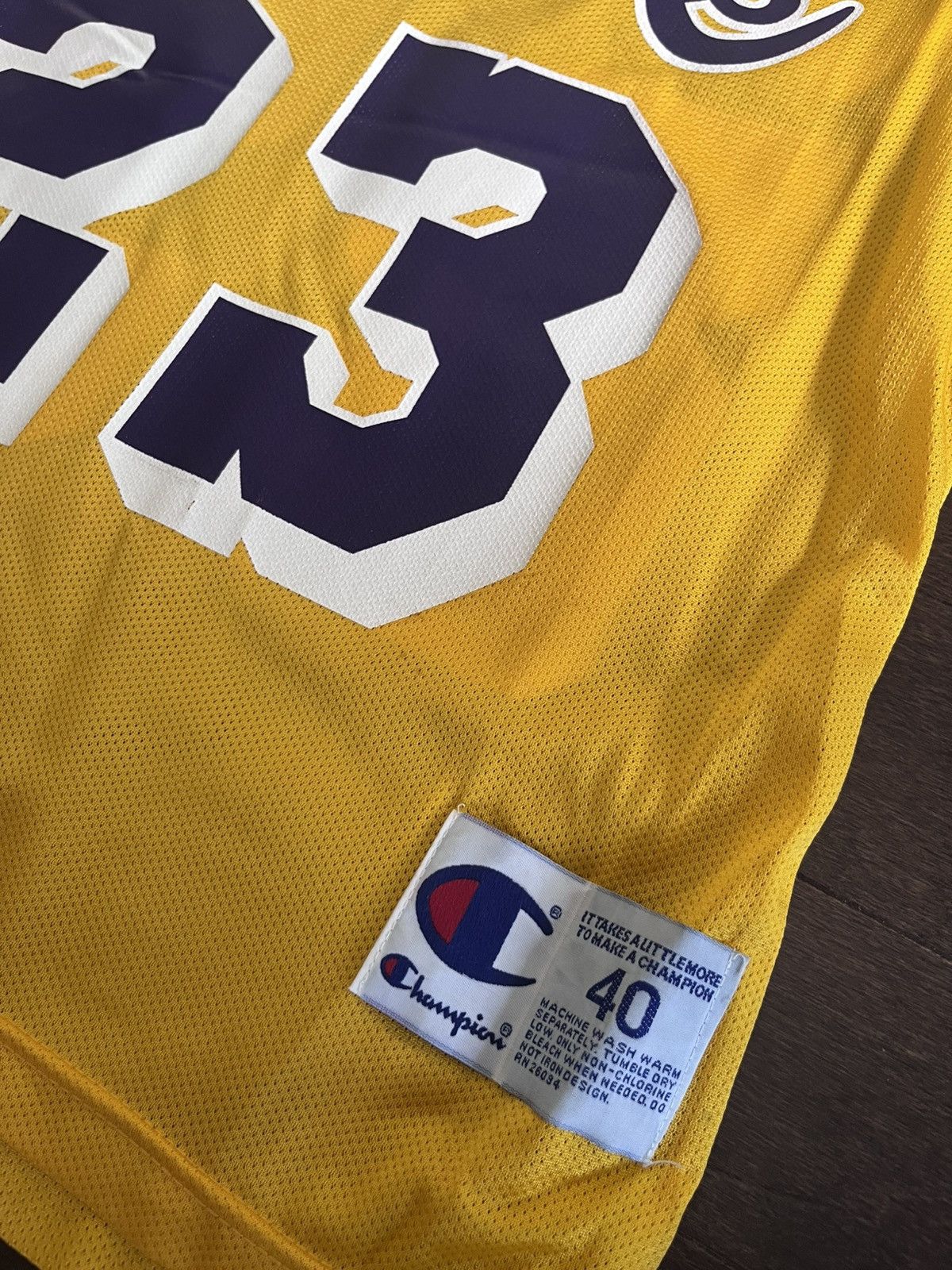 Champion Vintage Los Angeles Lakers Cedric Ceballos Basketball Jersey Size US M / EU 48-50 / 2 - 2 Thumbnail