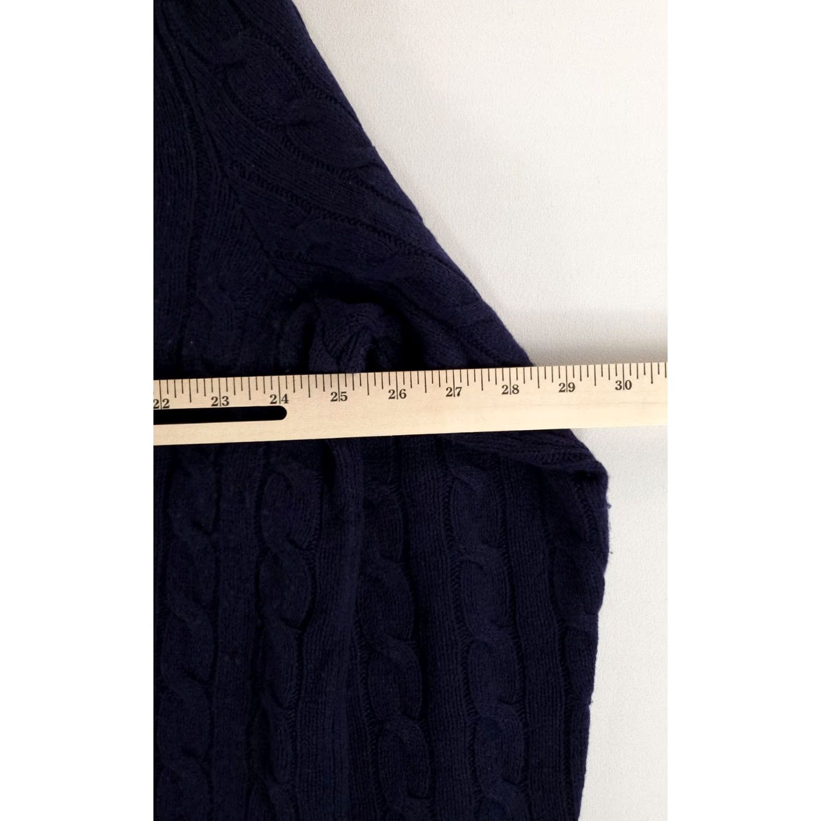 Polo Ralph Lauren Polo Ralph Lauren Sweater Cable-Knit Wool Cashmere Blend Blue Mens XXL Pullover Size US XXL / EU 58 / 5 - 5 Thumbnail