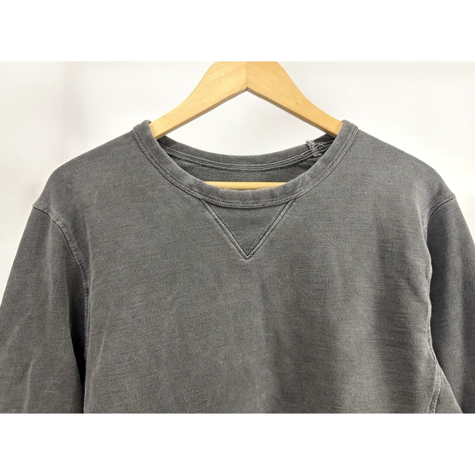 J.Crew VTG J. Crew Sun Faded Single V 50s 60s Repo Crewneck Sweatshirt L Gray Mens Shirt Pullover V-Neck Vintage True Vintage Theme 50s 60s Size US L / EU 52-54 / 3 - 5 Thumbnail