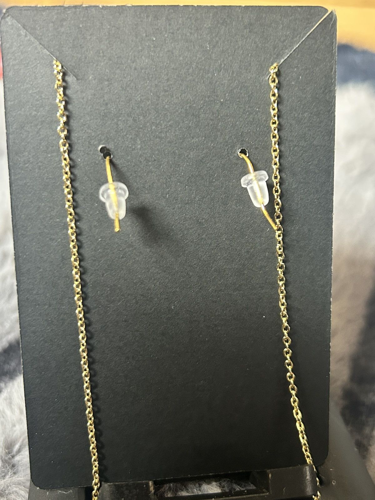Handmade Handcrafted cat eye glass turquoise chip necklace set Size ONE SIZE - 3 Thumbnail