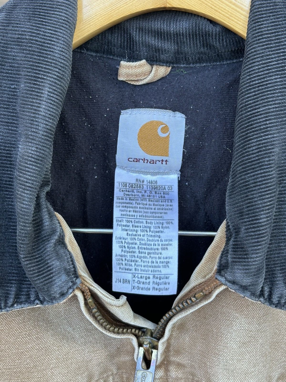 Carhartt Rare Vintage Carhartt J14 BRN Quilted Jacket Size XL MINT Size US XL / EU 56 / 4 - 2 Thumbnail