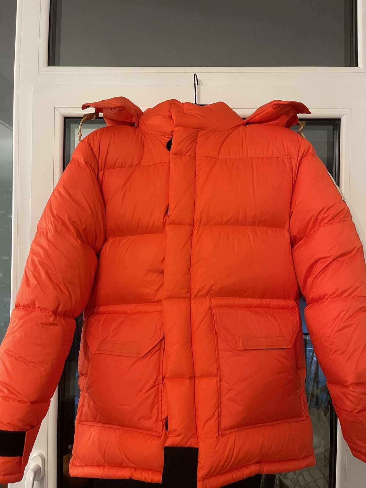 Image of Gucci X The North Face Puffer Logo Orange S, Men's (Size Small)