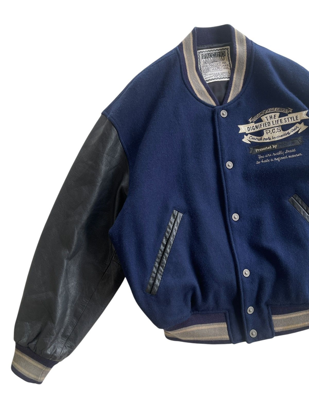 Vintage Vintage 90s Paccino Varsity Jacket Size US L / EU 52-54 / 3 - 4 Thumbnail