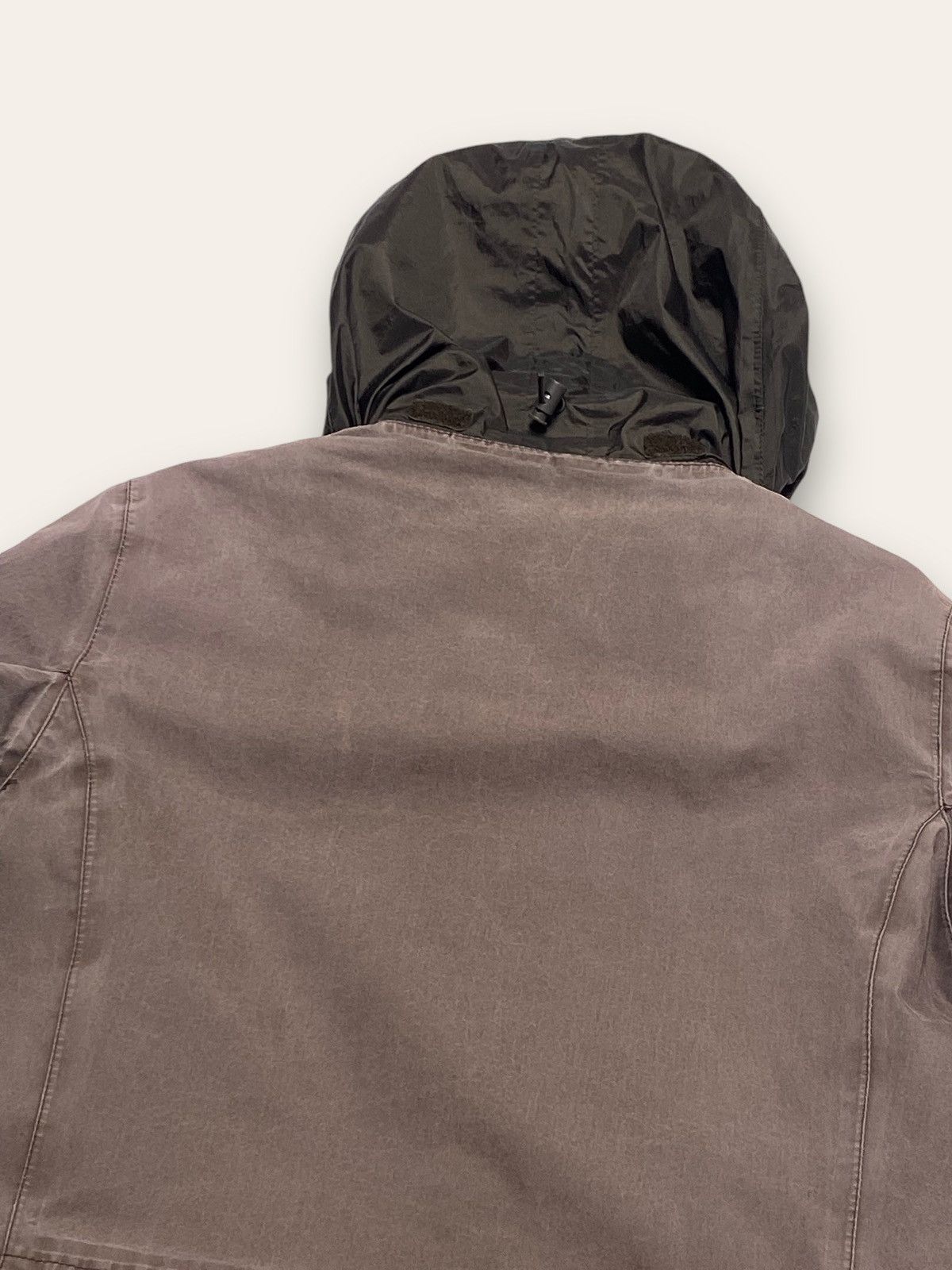 Barbour Vintage BARBOUR Faded Brown Hooded Shell Jacket Waterproof Size US M / EU 48-50 / 2 - 14 Thumbnail