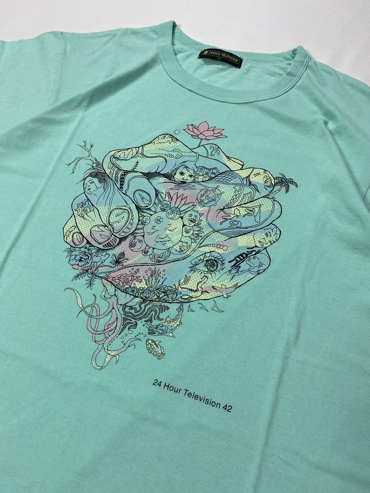 Anime × Japanese Brand 24 Hour Television 42 Tee Size US L / EU 52-54 / 3 - 2 Thumbnail