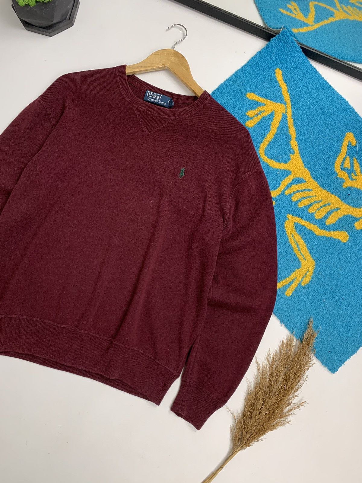 Ralph Lauren × Vintage Vintage 90’s Ralph Lauren Old Money Crew Neck Sweater Size US S / EU 44-46 / 1 - 7 Thumbnail