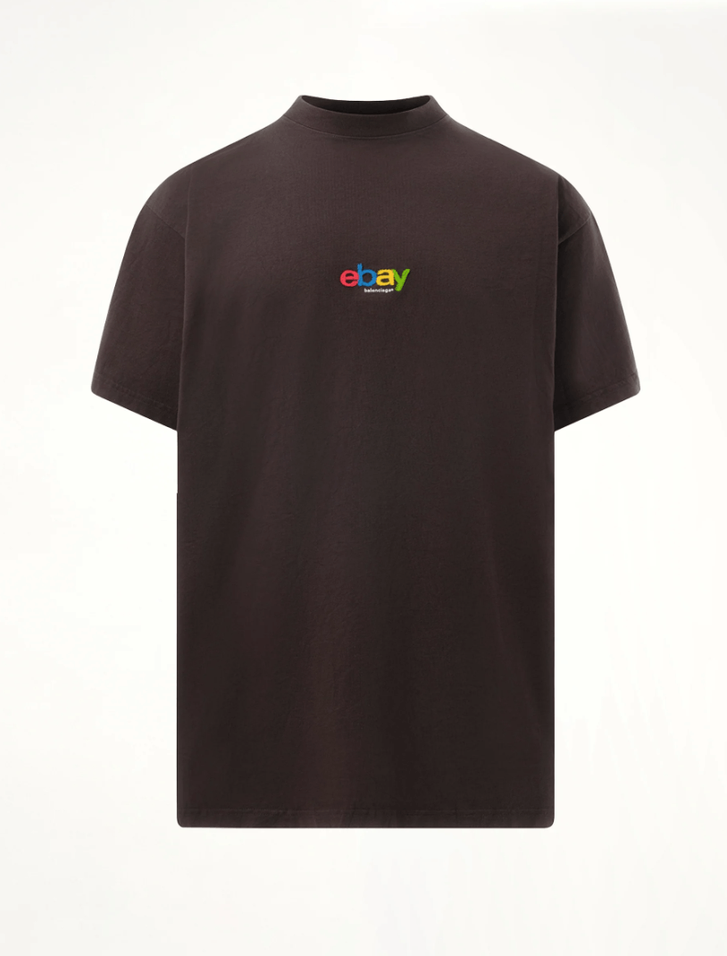 Balenciaga eBay Oversized T Shirt Size US M / EU 48-50 / 2 - 1 Thumbnail