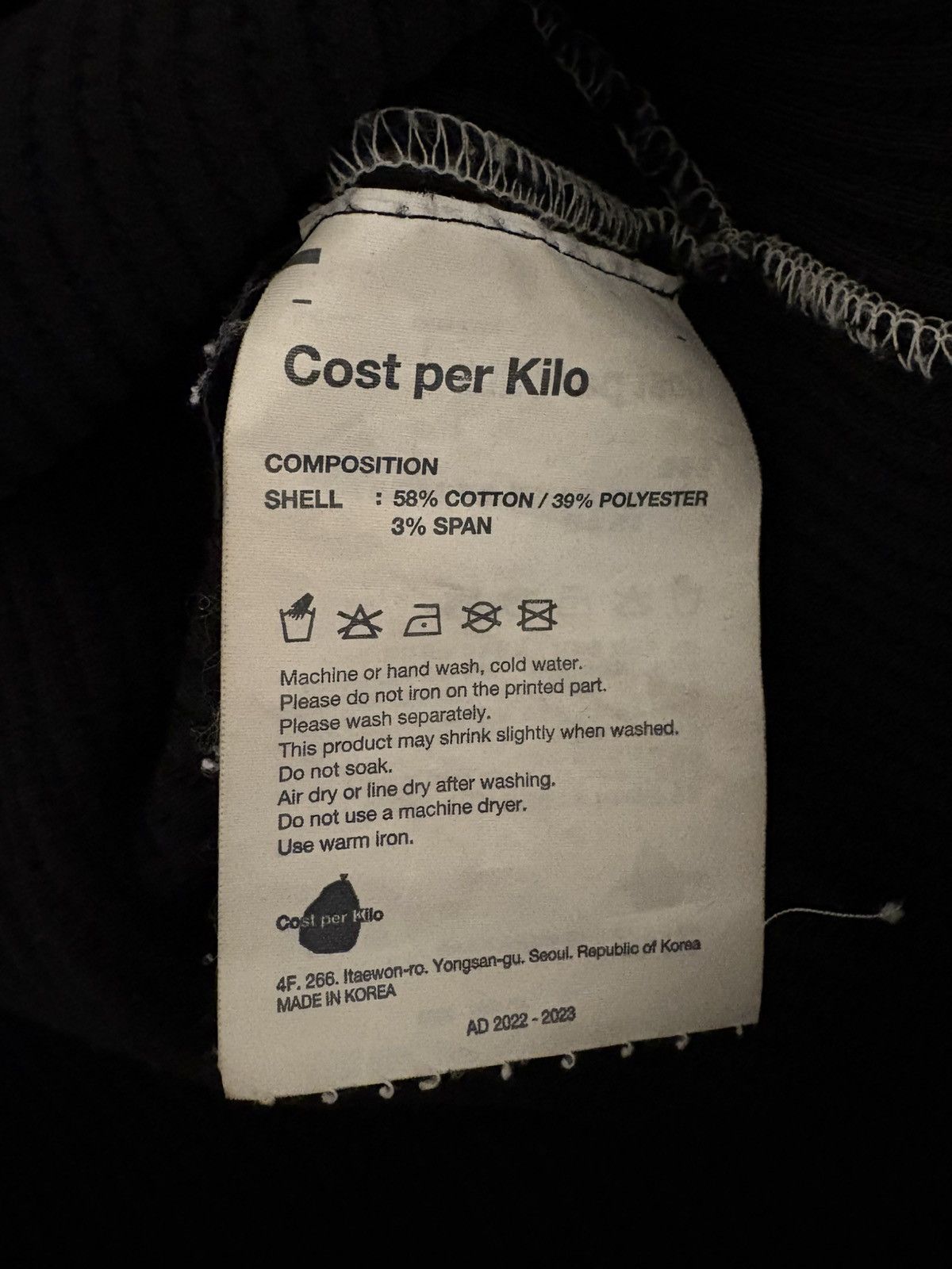 Japanese Brand Cost Per Kilo Black Sweater Size US M / EU 48-50 / 2 - 4 Thumbnail