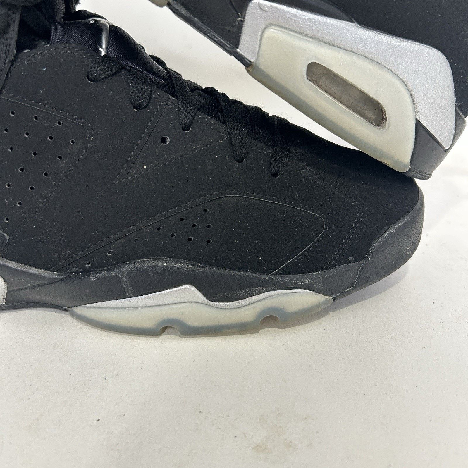 Jordan Brand Nike Air Jordan 6 Retro OG “Chrome/Black Silver” Size US 11.5 / EU 44-45 - 8 Thumbnail