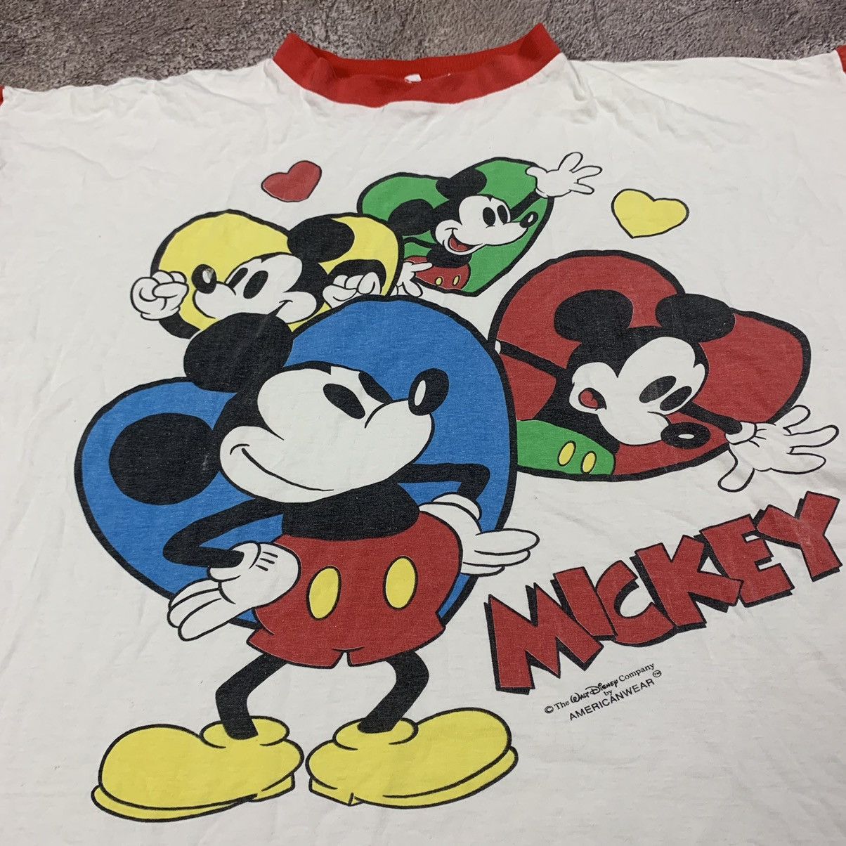 Vintage Vintage 90s Disney Mickey Mouse Graphic Tee Americana XL Size US XL / EU 56 / 4 - 4 Thumbnail