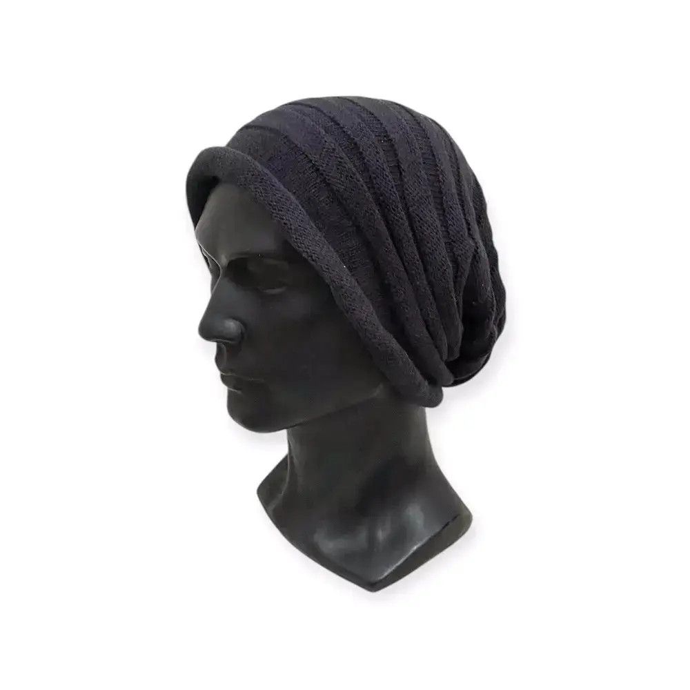 Japanese Brand Japanese Brand Plain Beanie Hat Size ONE SIZE - 1 Thumbnail