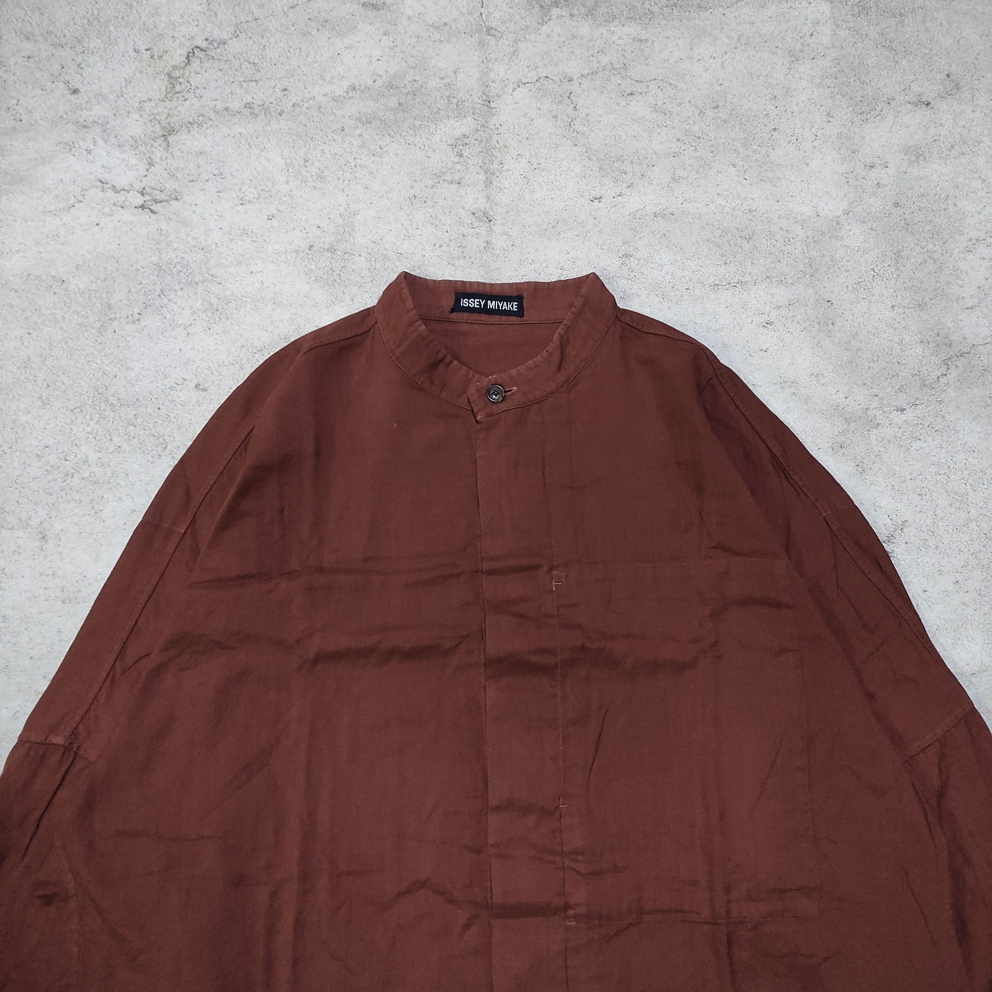 Designer × Issey Miyake × Japanese Brand Issey Miyake Long Shirt Japanese brand archive Size US L / EU 52-54 / 3 - 4 Thumbnail
