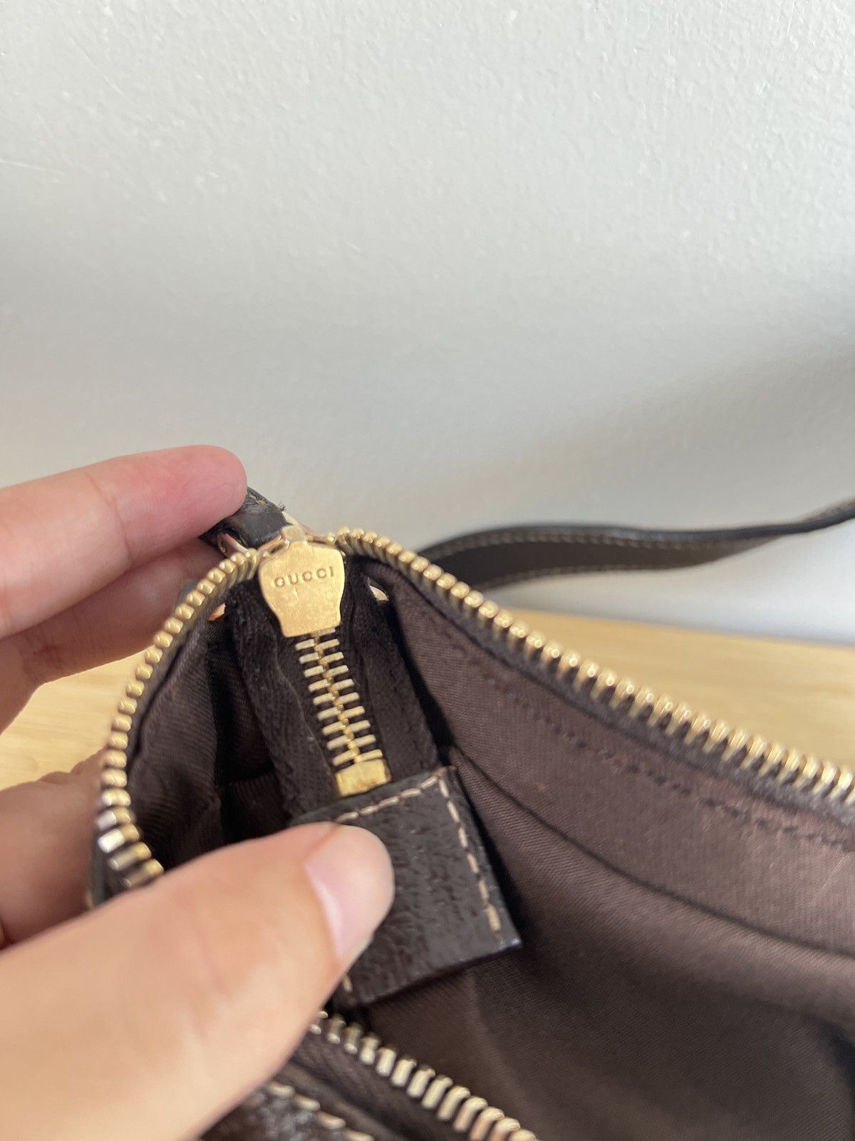 Gucci gucci vintage canvas gg shoulder bag Size ONE SIZE - 7 Thumbnail