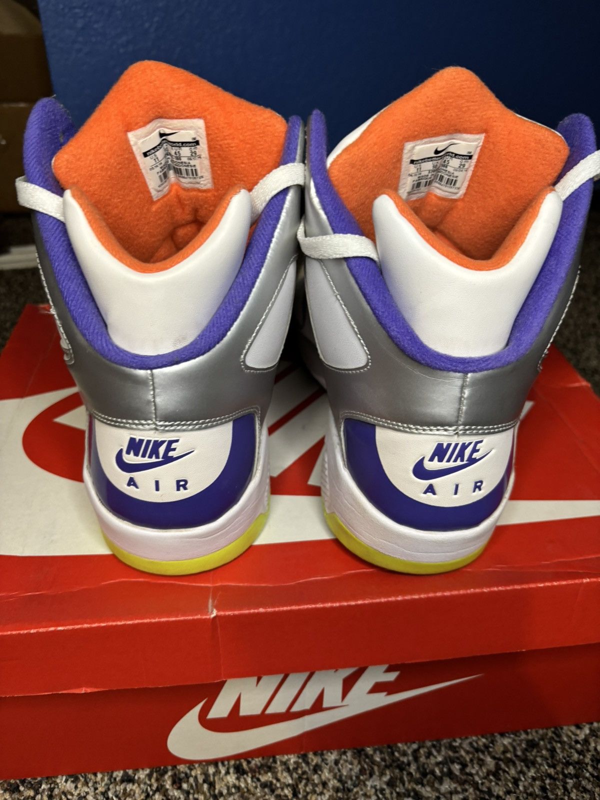 Nike Nike Air Flight Lite High ‘white’ 2k14 Size US 11 / EU 44 - 7 Thumbnail