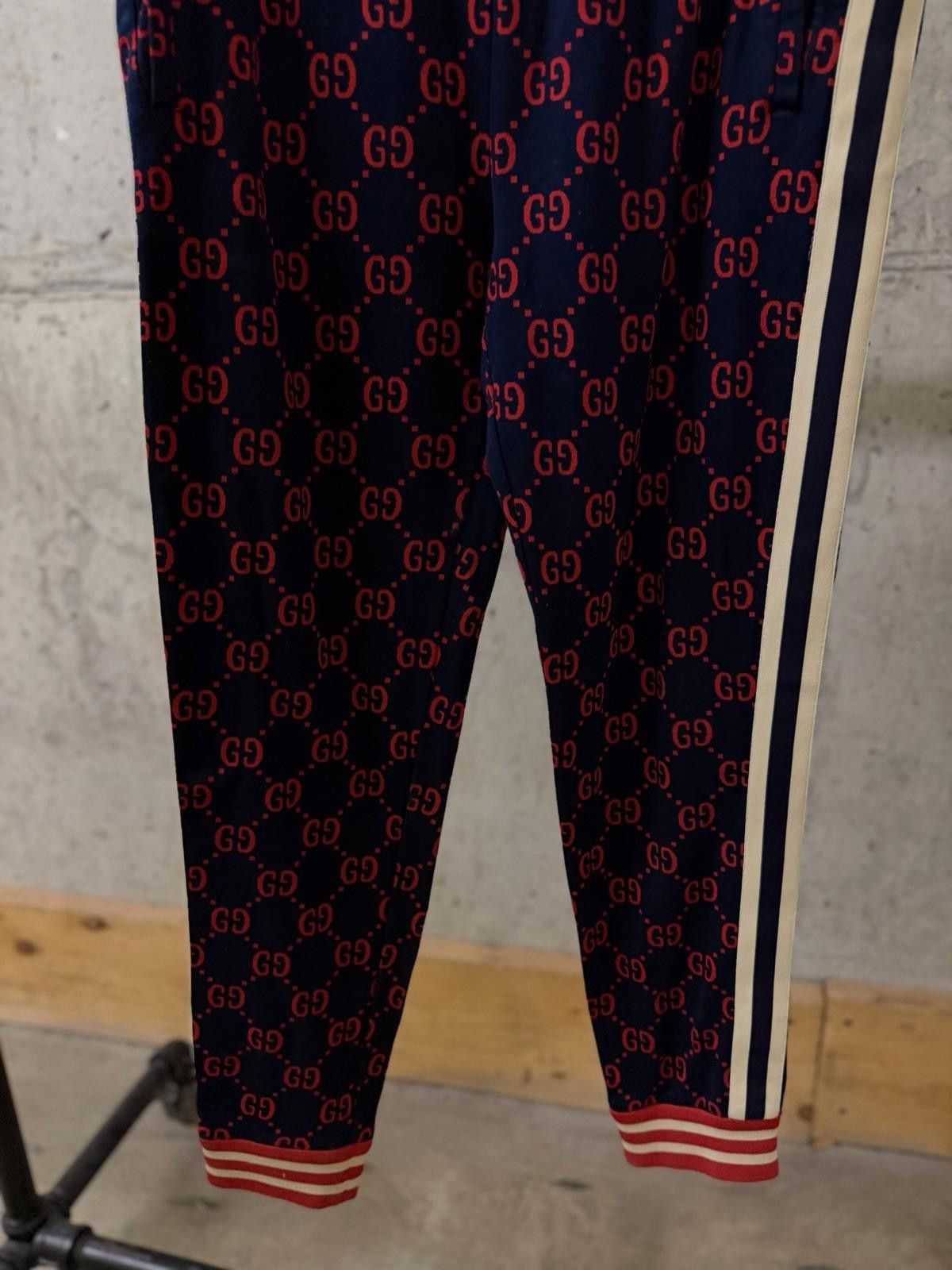 Gucci Size XXL Gucci Sweat Pants Jogger Mens Red Blue Cross Style Size 40" / US 18 - 8 Thumbnail