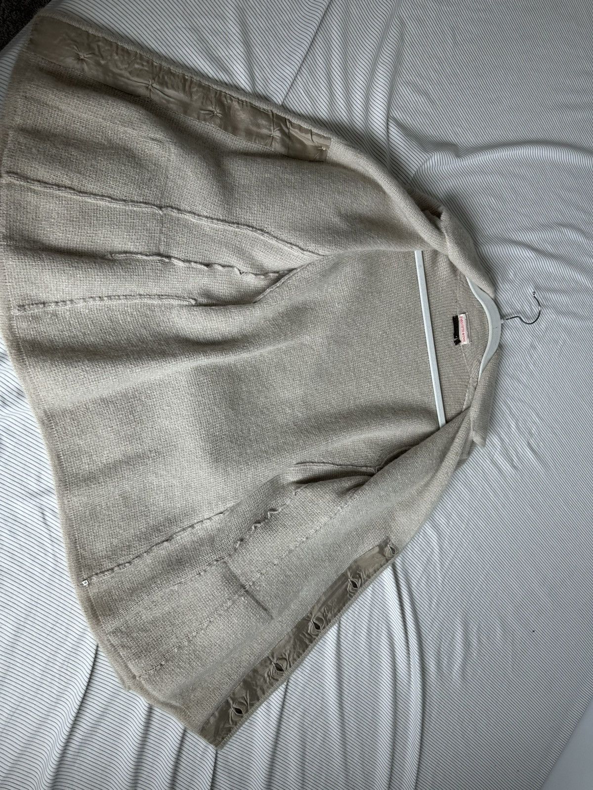 Saks Fifth Avenue Vintage Saks Fifth Ave 70% Cashmere / 30% Alpaca Knit Blazer Size US M / EU 48-50 / 2 - 4 Thumbnail