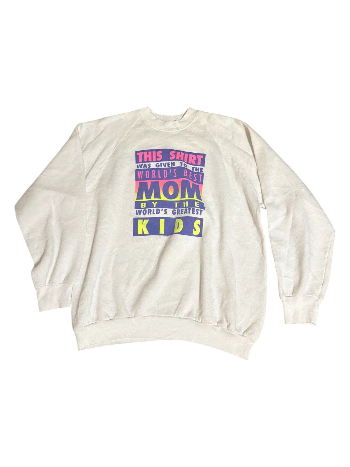 Vintage 1990s world’s best mom sweatshirt Size US L / EU 52-54 / 3 - 1 Thumbnail