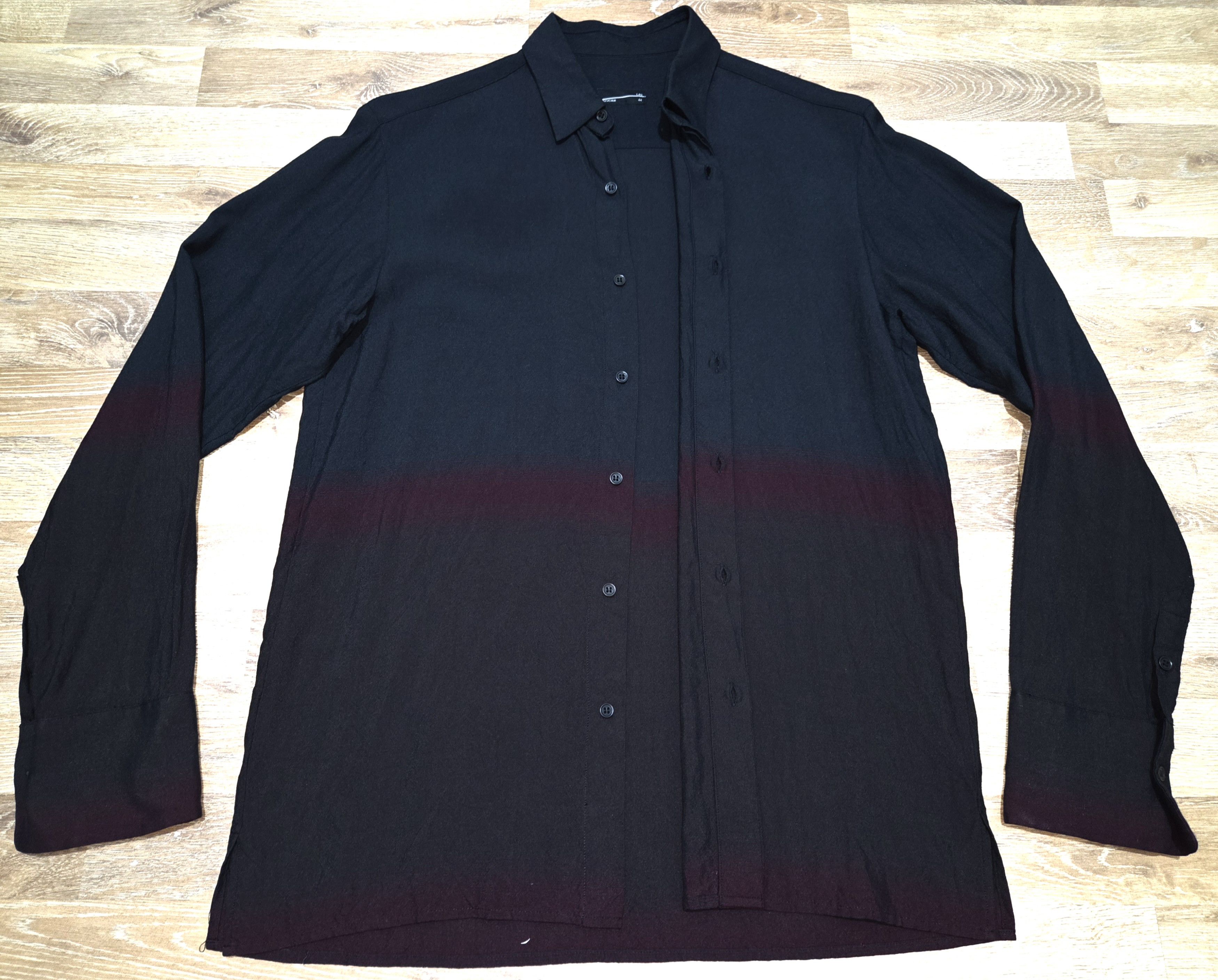 Lad Musician LAD MUSICIAN SS2014 Rayon Fly Front Middle Long Sleeve Shirt Size US M / EU 48-50 / 2 - 4 Thumbnail