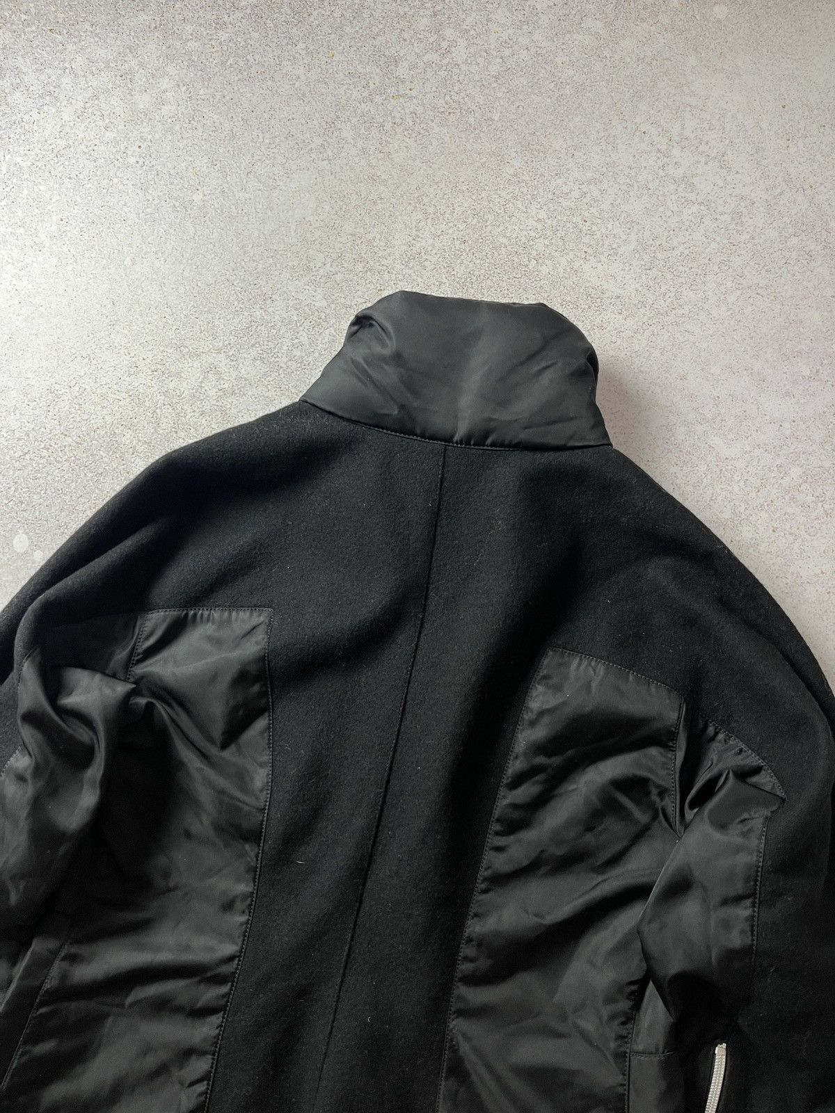 Marithe + Francois Girbaud Vintage Marithe Francois Girbaud Women’s Wool Coat Jacket Size L / US 10 / IT 46 - 5 Thumbnail