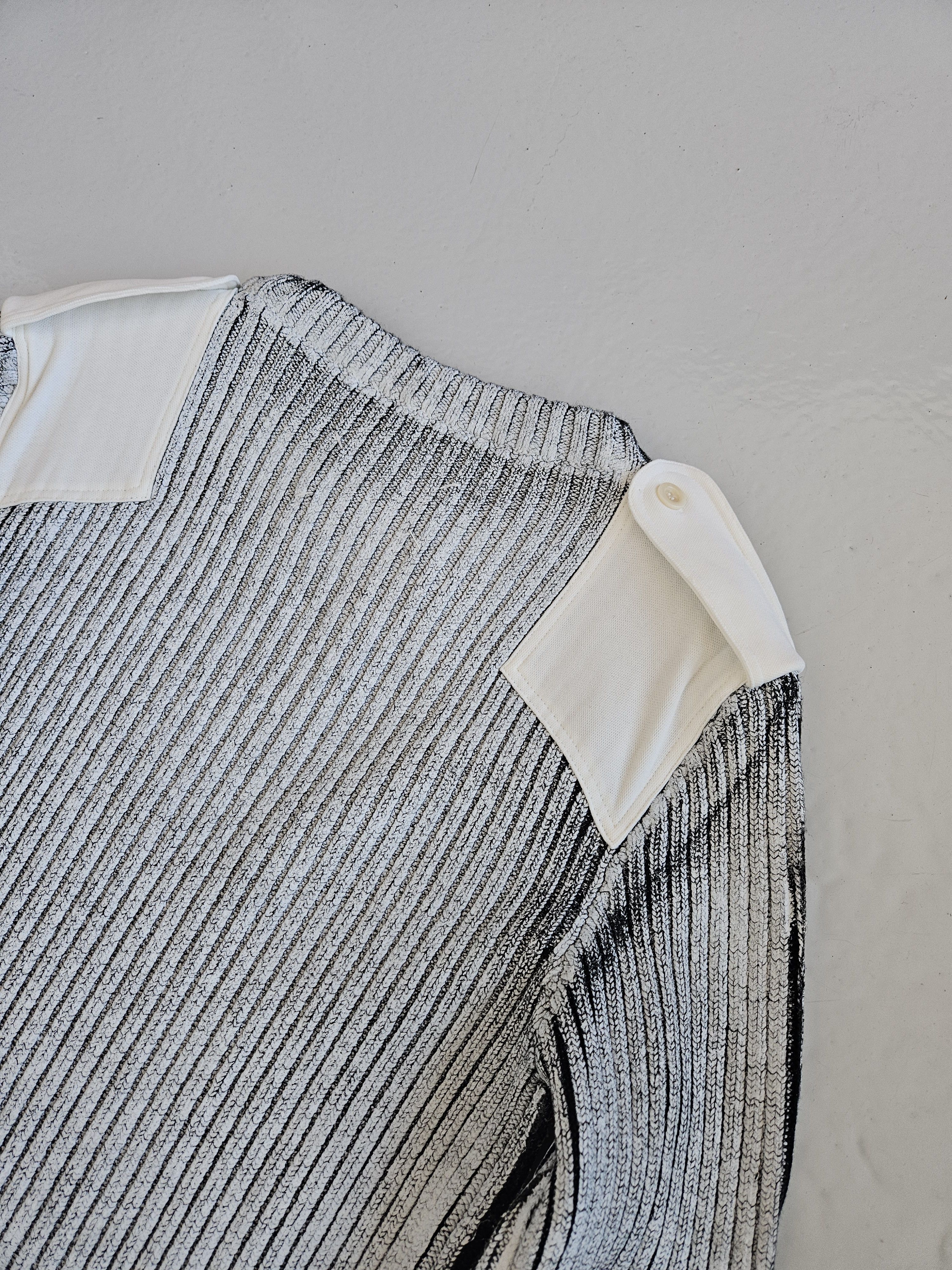 Maison Margiela AW2018 Maison Margiela handpainted ribbed sweater Size US S / EU 44-46 / 1 - 10 Thumbnail