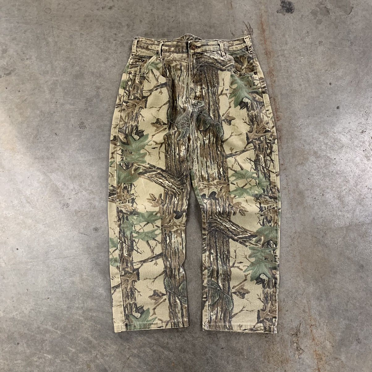 Vintage 🔥CRAZY BAGGY REALTREE VINTAGE Y2K 90’S TRACK CARGO PANTS USA ...