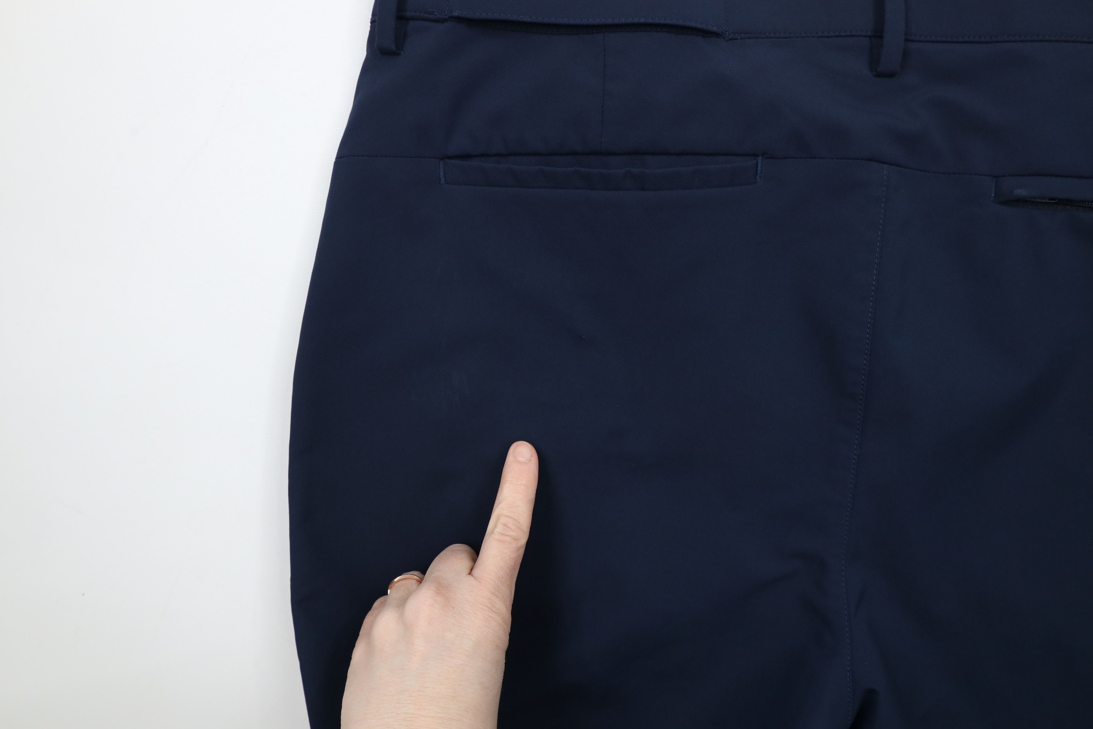 Banana Republic × Vintage Banana Republic Tech Straight Leg Chino Pants Trousers Blue Size US 36 / EU 52 - 11 Thumbnail