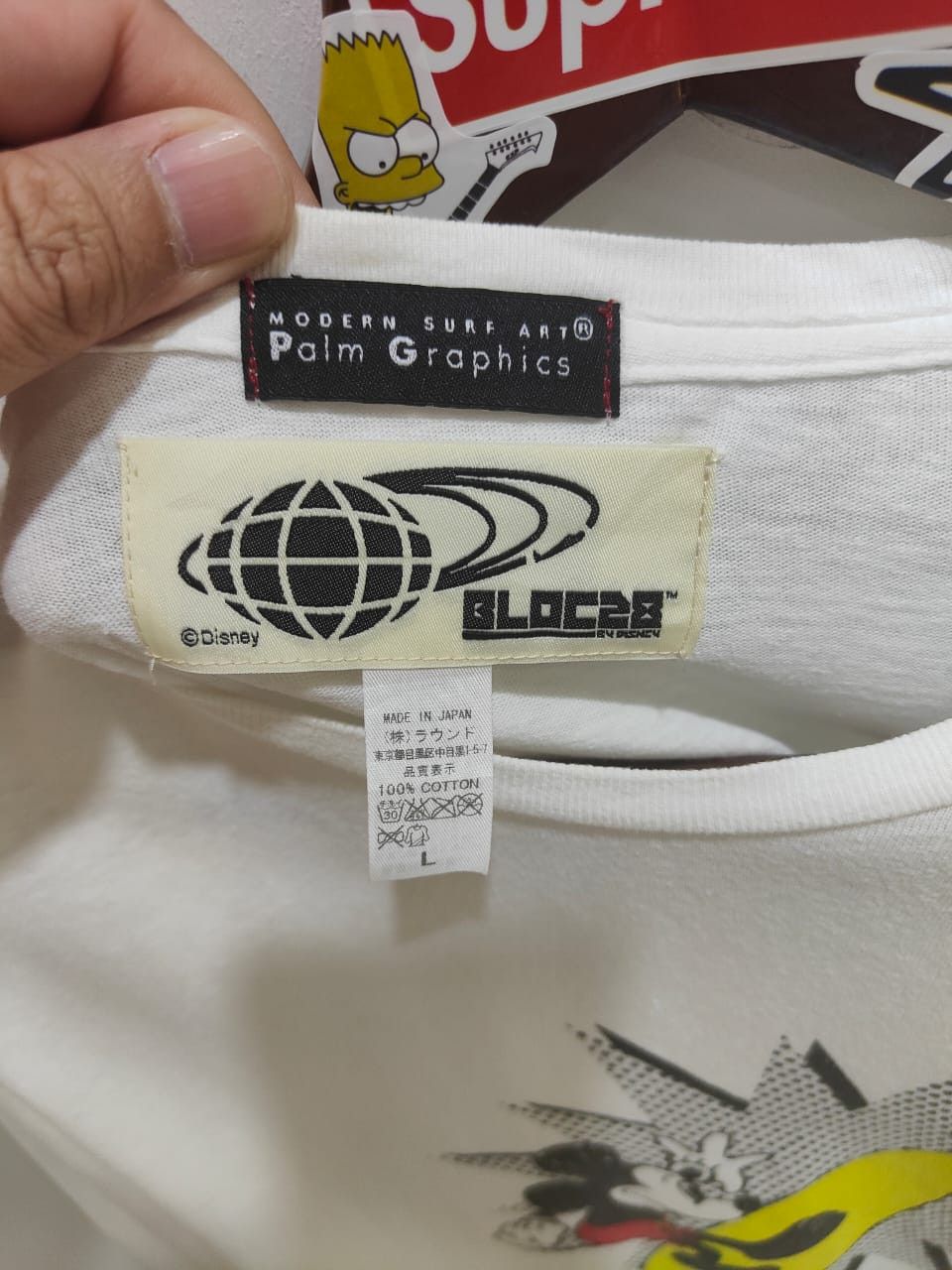 Vintage vintage DISNEY BLOC28 mickey surf club PALM GRAPHICS Modern Size US L / EU 52-54 / 3 - 3 Thumbnail
