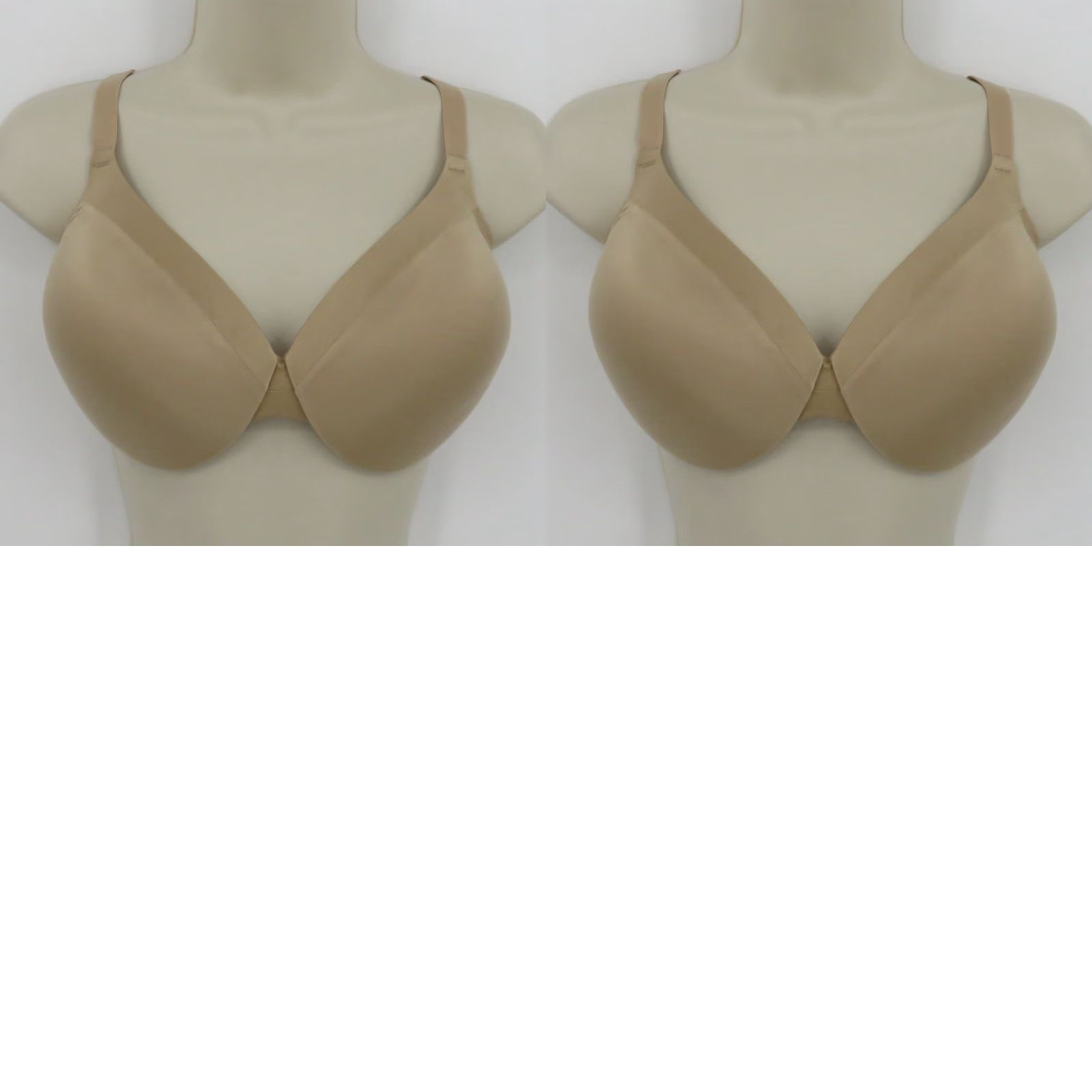 Vintage Maidenform Comfort Devotion Bra 40C Beige Lined Underwire T-Shirt Style Size ONE SIZE - 9 Thumbnail