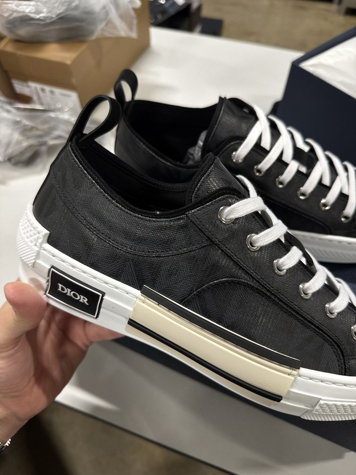Dior Dior B23 Diamond Low Sneaker NEW Size US 9 / EU 42 - 5 Thumbnail