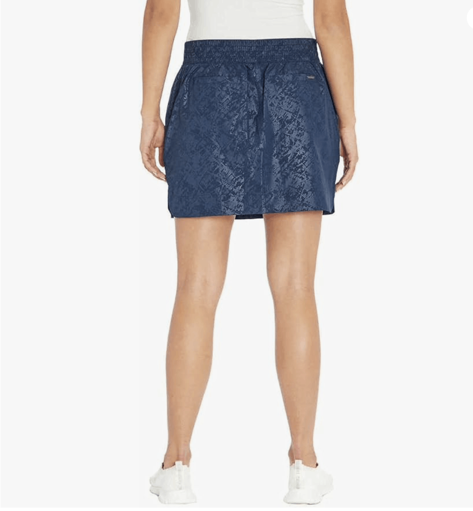 Orvis Orvis Embossed Pull-On Travel Skort Mesh Inner Navy Shorts Size 30" / US 8 / IT 44 - 2 Thumbnail