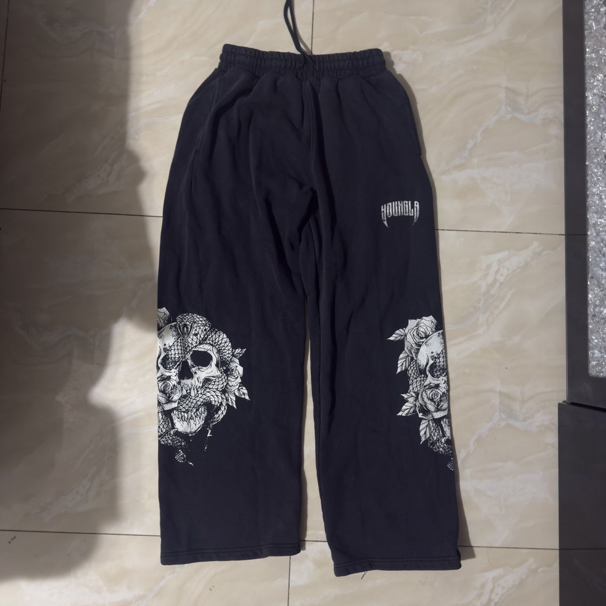 YoungLA YoungLa Skull Sweatpants Size US 32 / EU 48 - 1 Thumbnail