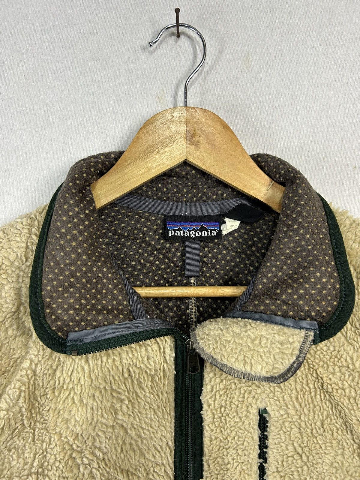 Patagonia Vintage 90s Patagonia Retro X Oatmeal Deep Pile Fleece Size US M / EU 48-50 / 2 - 8 Thumbnail