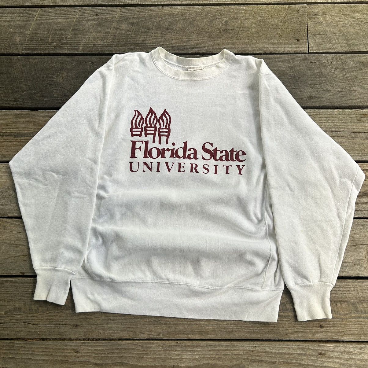 Nutmeg Vintage 90s Florida State Reverse Weave Style Sweatshirt Size US XL / EU 56 / 4 - 2 Thumbnail