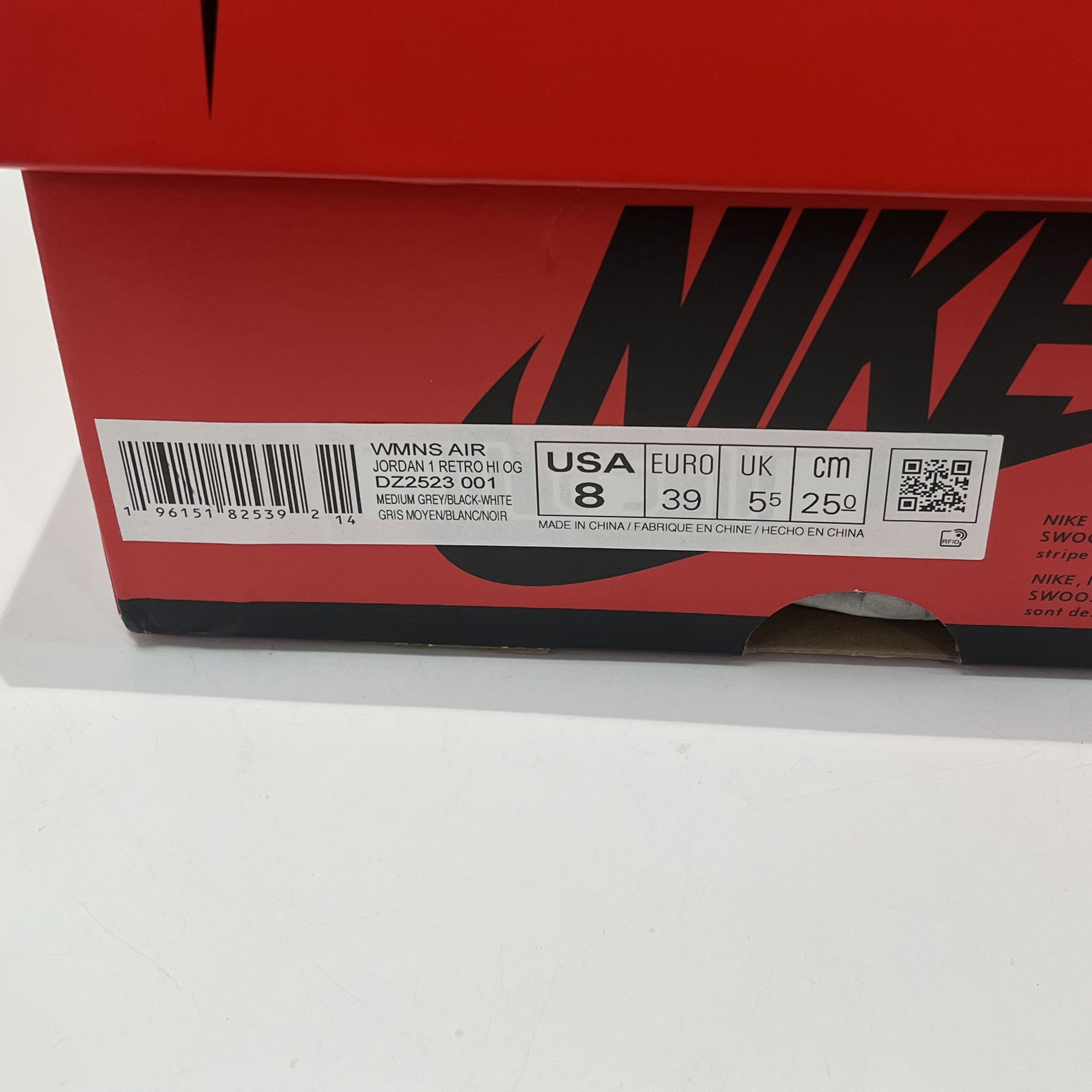 Nike Air jordan 1 Retro High OG Twisst 2.0 Medium grey Size US 8 / IT 38 - 7 Thumbnail